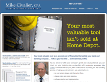 Tablet Screenshot of civalier.com